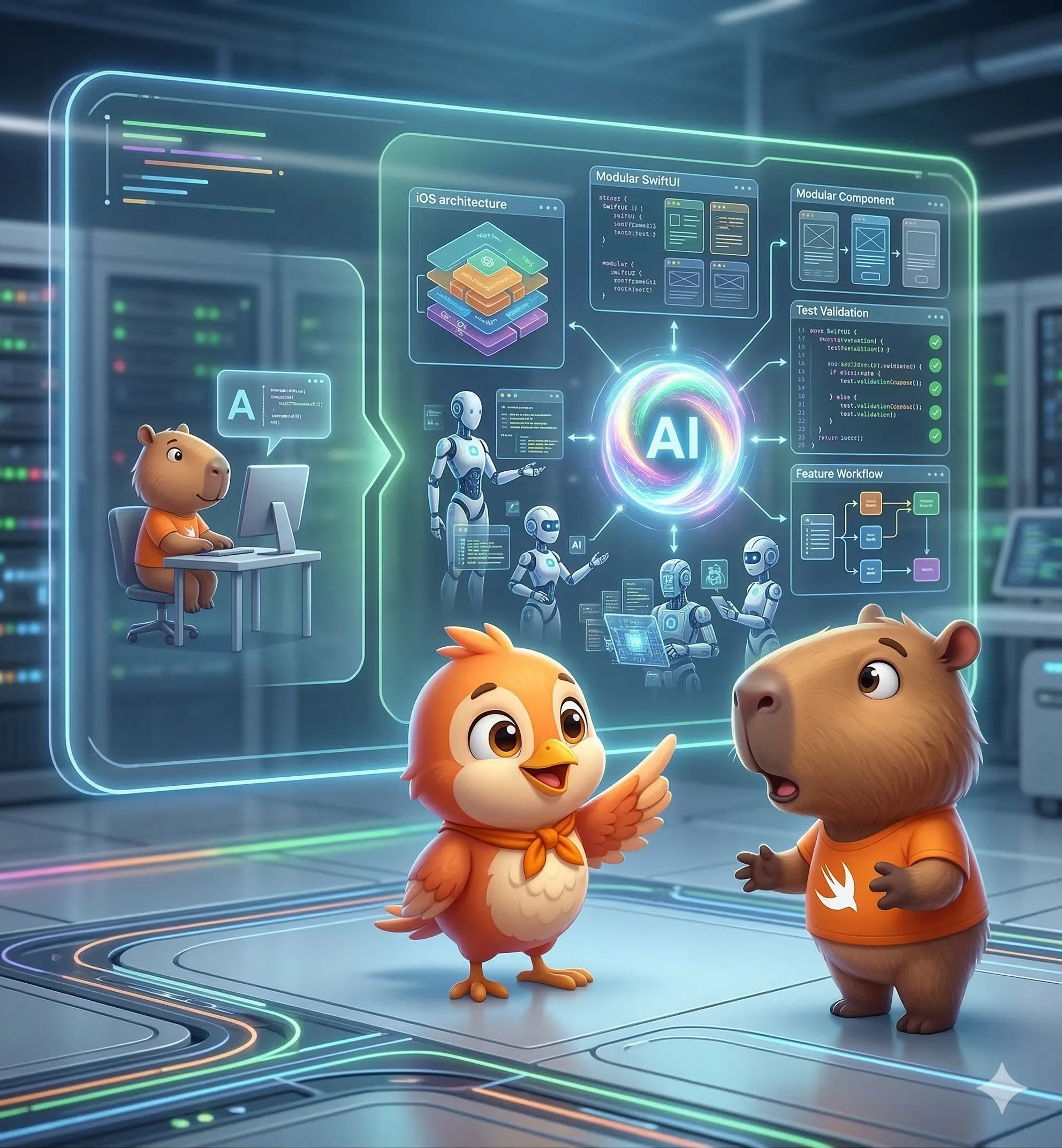 Combining Agent Teams with specialized iOS skills