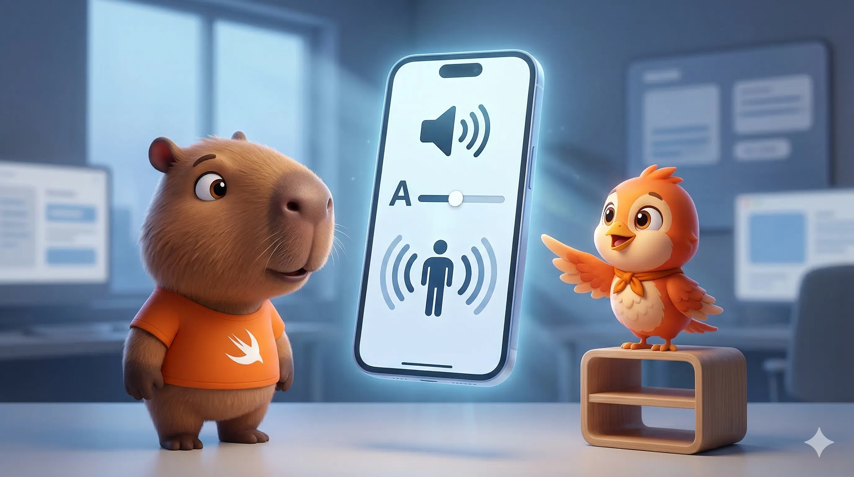 Capi and Taylor exploring accessibility